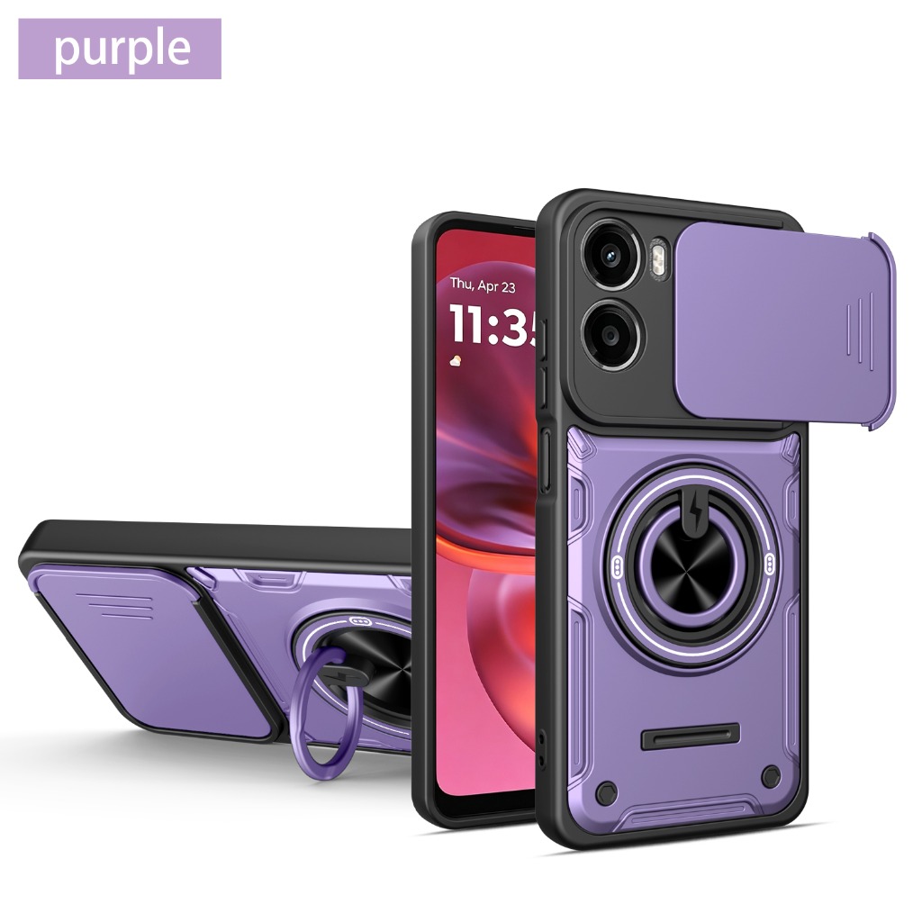 Phone Accessories Popsocket - Protecteur d'objectif coulissant 360° ° Étui