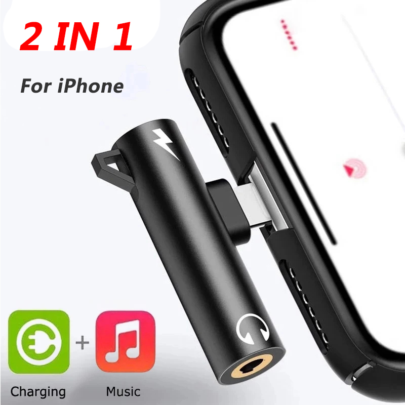 Earphone Splitter Jack - Répartiteur adaptateur 2 en 1 pour
