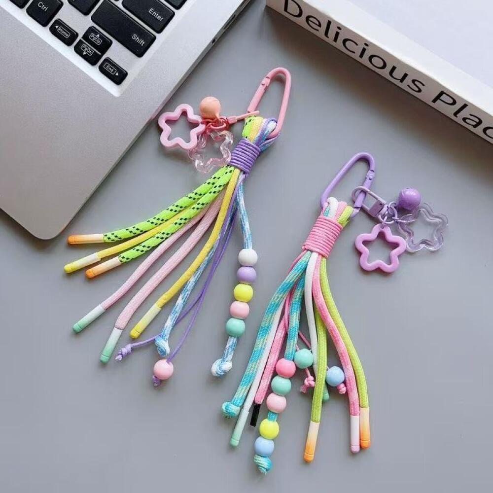 Phone Accessories For Boys - Pendentif tissé coloré tendance pour téléphone