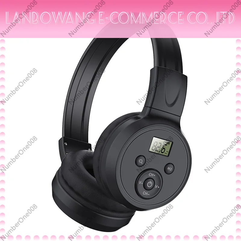 Micro Sd Card - Casque radio FM rechargeable, écouteurs avec