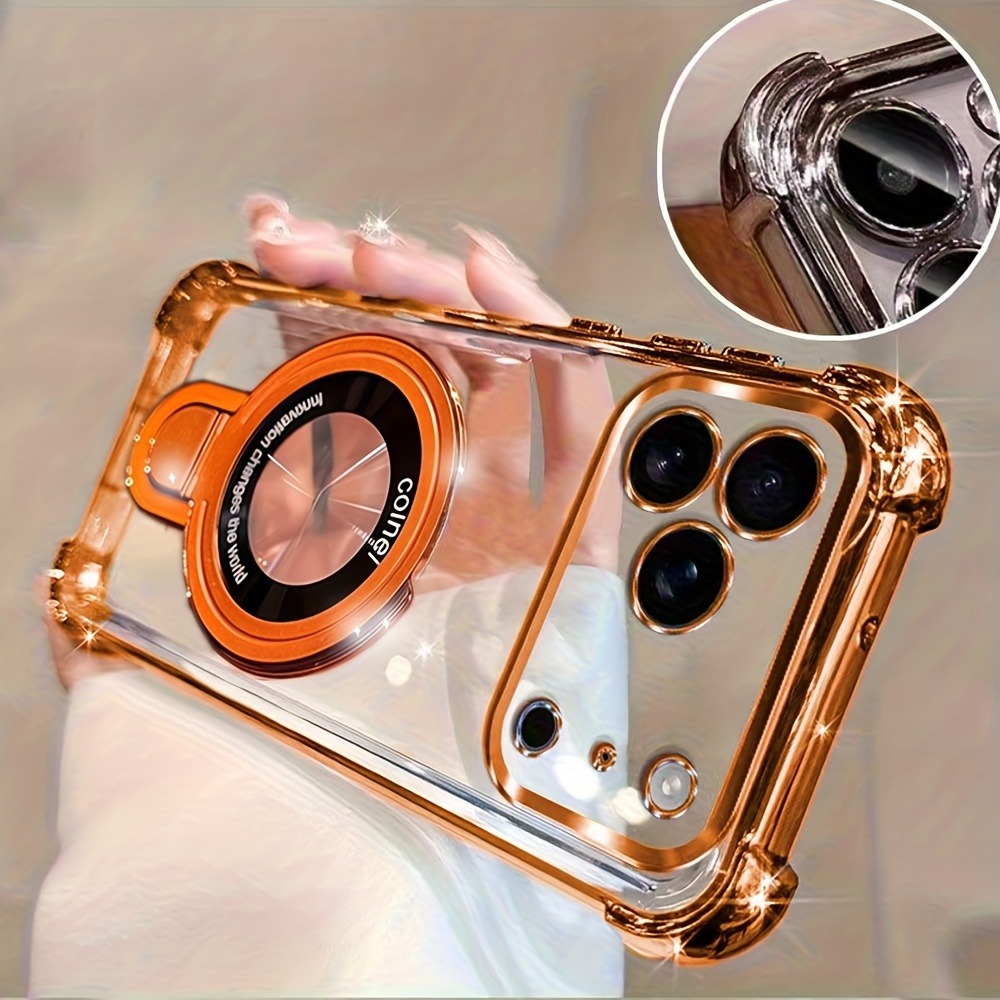 Phone Accessories Popsocket - Étui de téléphone de luxe transparent