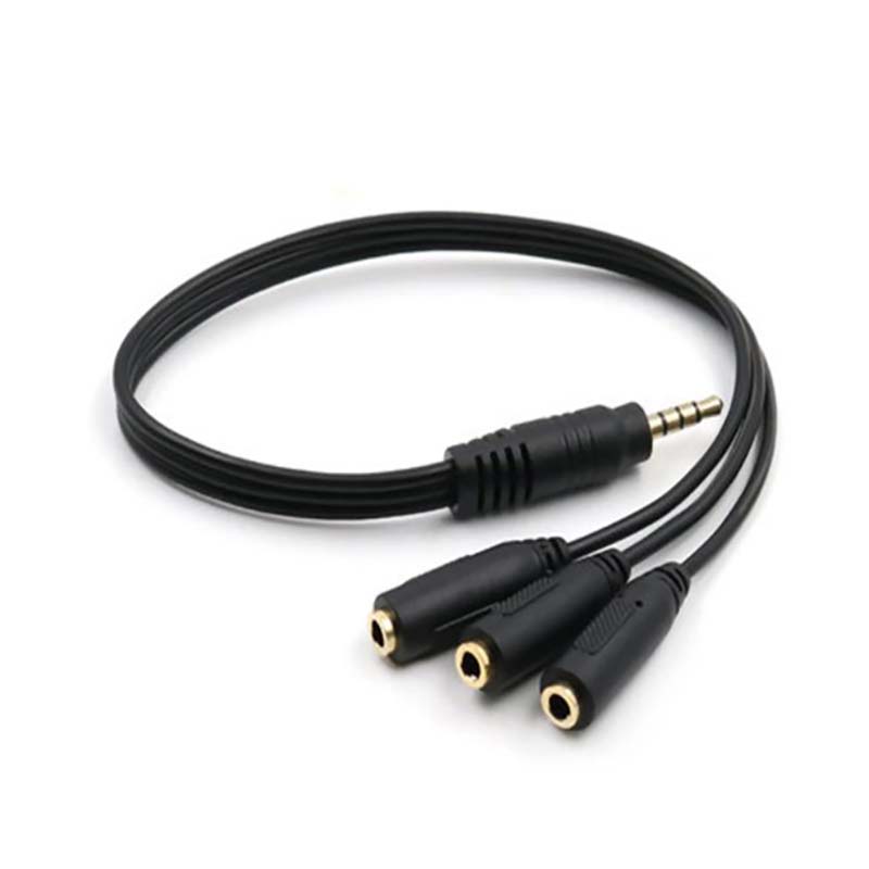 Earphone Splitter Jack - 1 adaptateur répartiteur audio 3,5 mm
