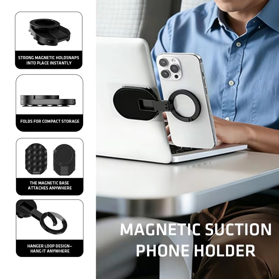 Quirky Phone Accessories - Support de téléphone magnétique pliable MA39