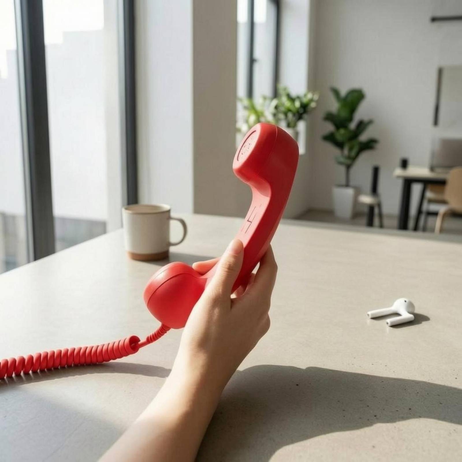 Phone Accessories Types - Câble spiralé pour combiné téléphonique Type-C,