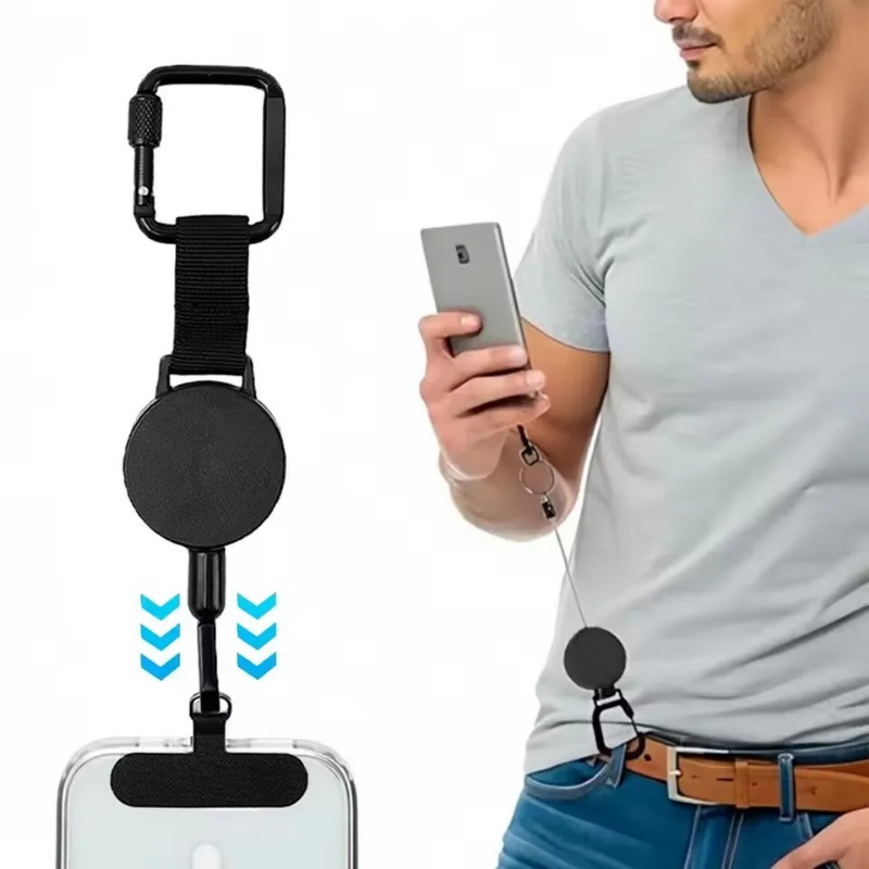 Quirky Phone Accessories - Support de téléphone extérieur antivol rétractable