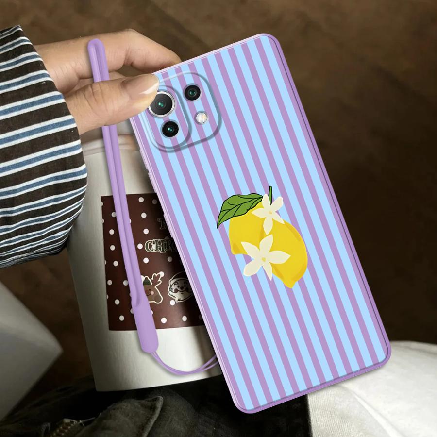 Coque à motif de rayures fraîc - Xiaomi Phone Accessories avis et prix