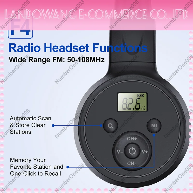 Casque radio FM rechargeable,  - Micro Sd Card avis et prix