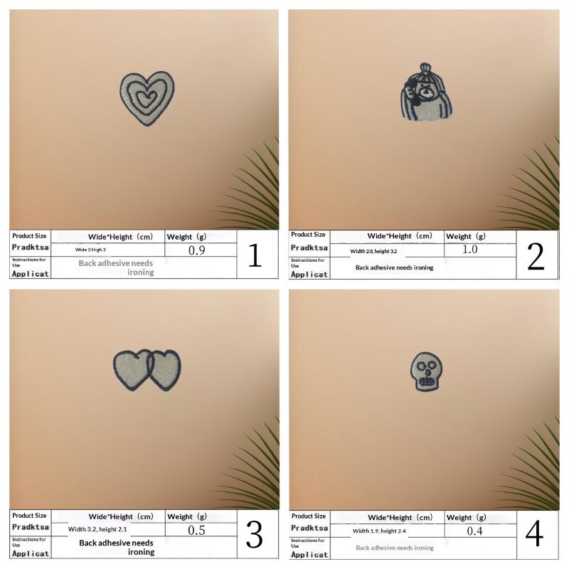 1 ensemble de patchs brodés Cœ - Phone Accessories Are avis et prix