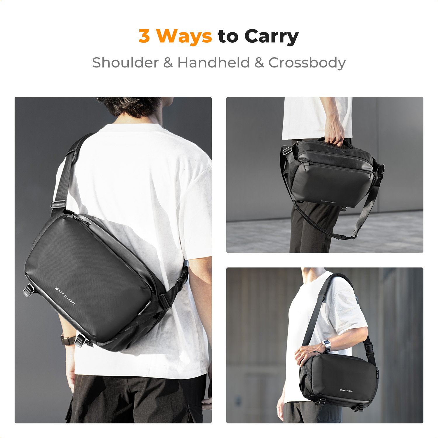 K&F CONCEPT – sac à bandoulièr - Phone Accessories For Photography avis et prix