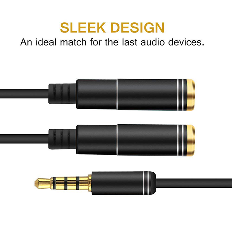 3.5mm micro Y séparateur Audio - Earphone Splitter Jack avis et prix