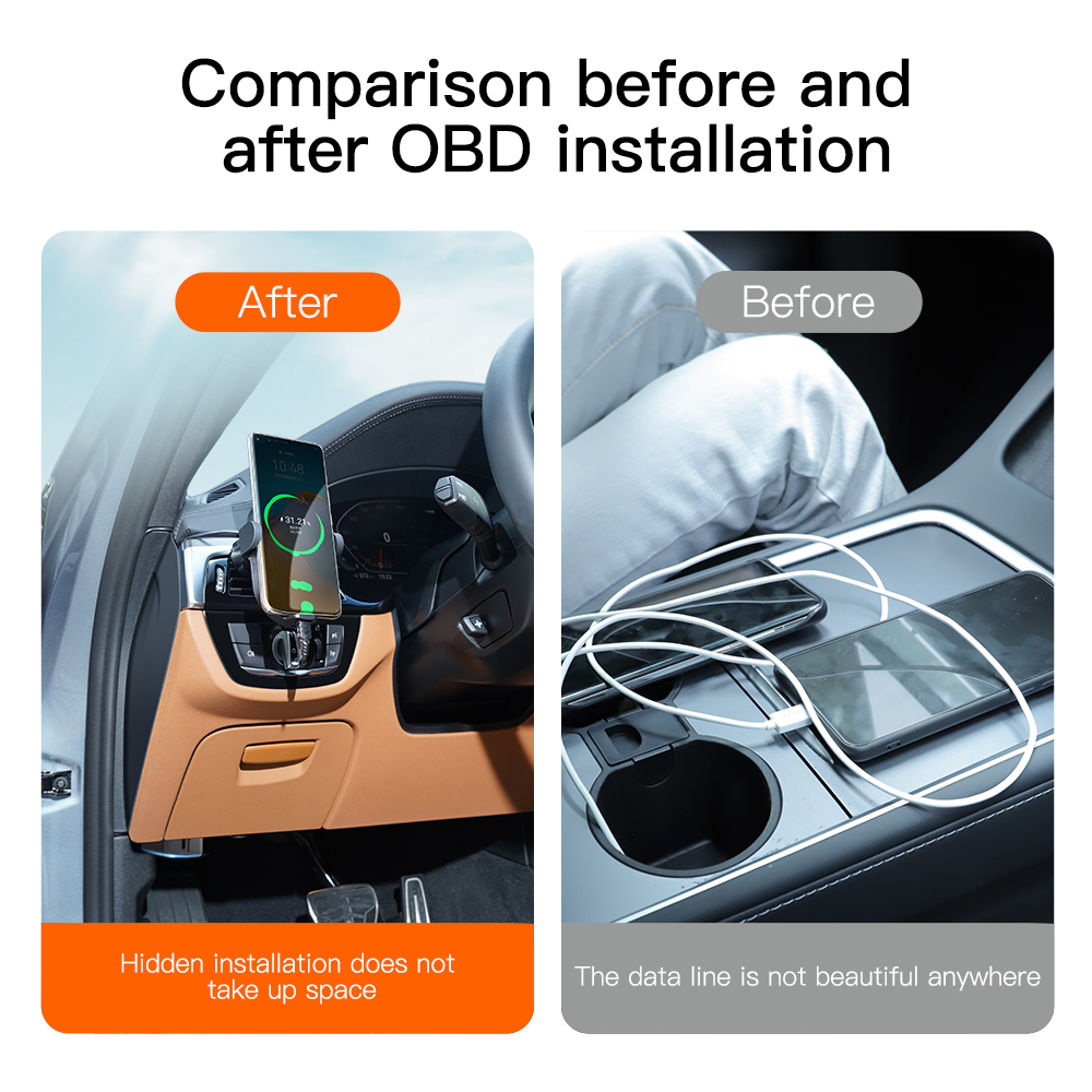 Hub de chargeur OBD de voiture - Phone Accessories Types avis et prix
