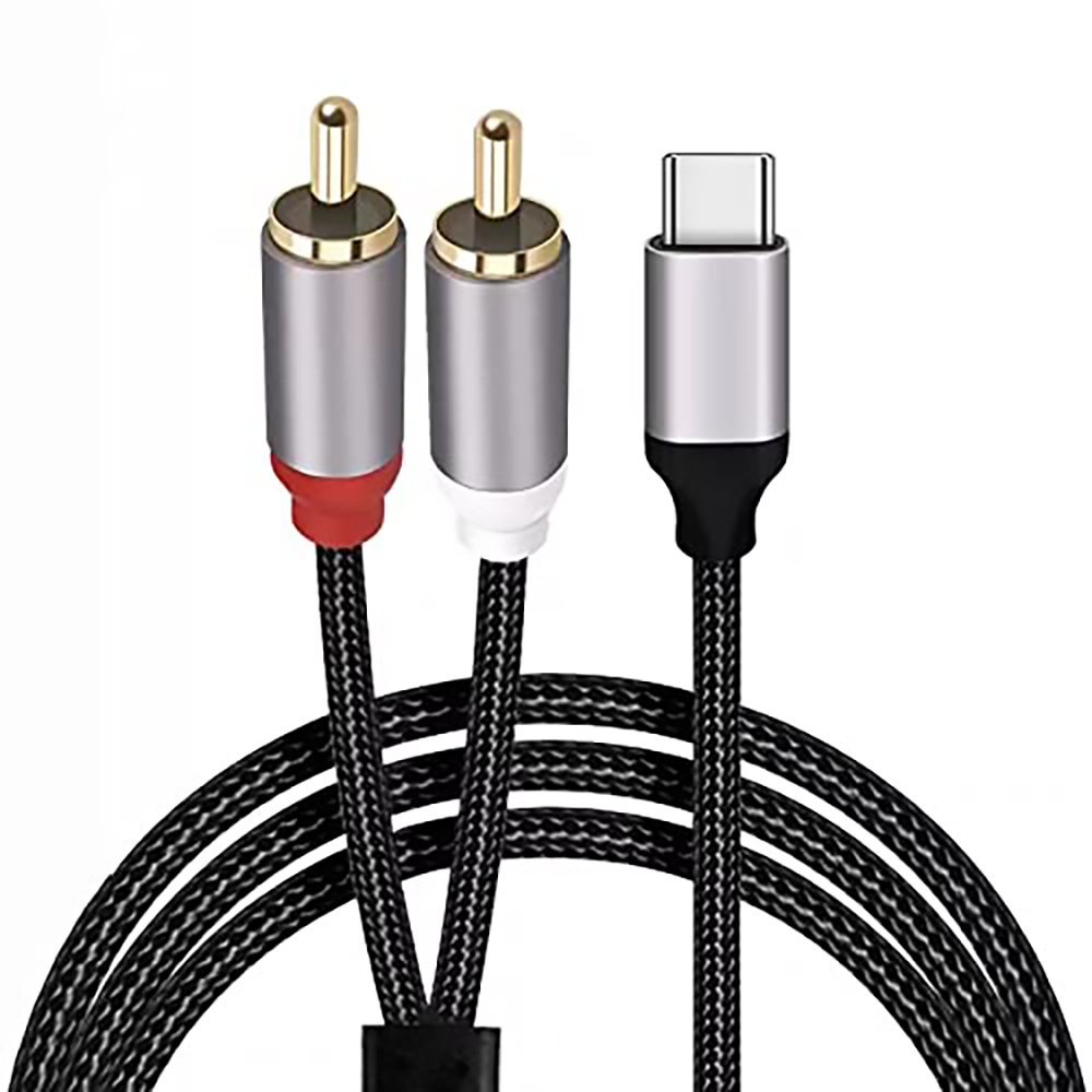 Câble Audio USB C vers 2 RCA,  - Earphone Splitter Jack avis et prix